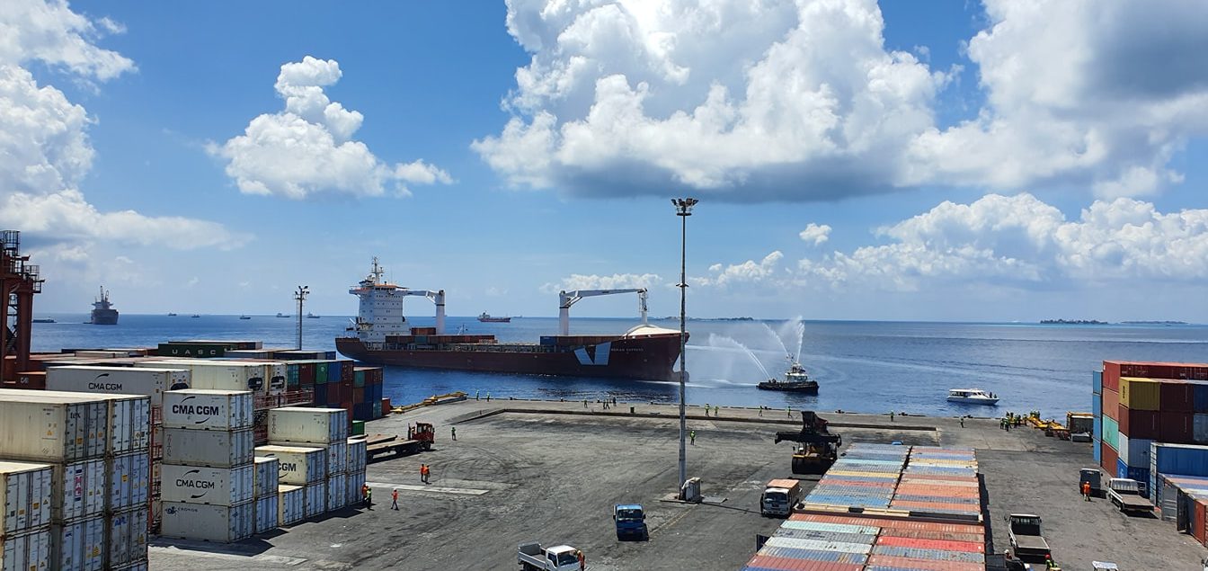 MSS Welcomes First Ship, Commences New Era of Shipping in Maldives